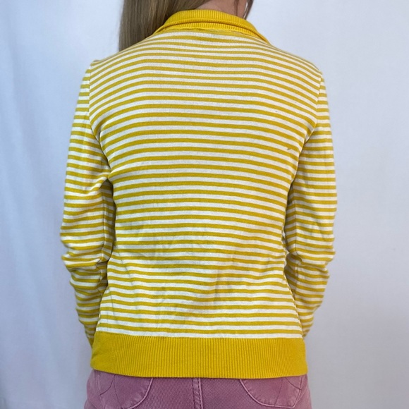 Vintage 80s Valentino Striped Cardigan - Picture 5 of 16